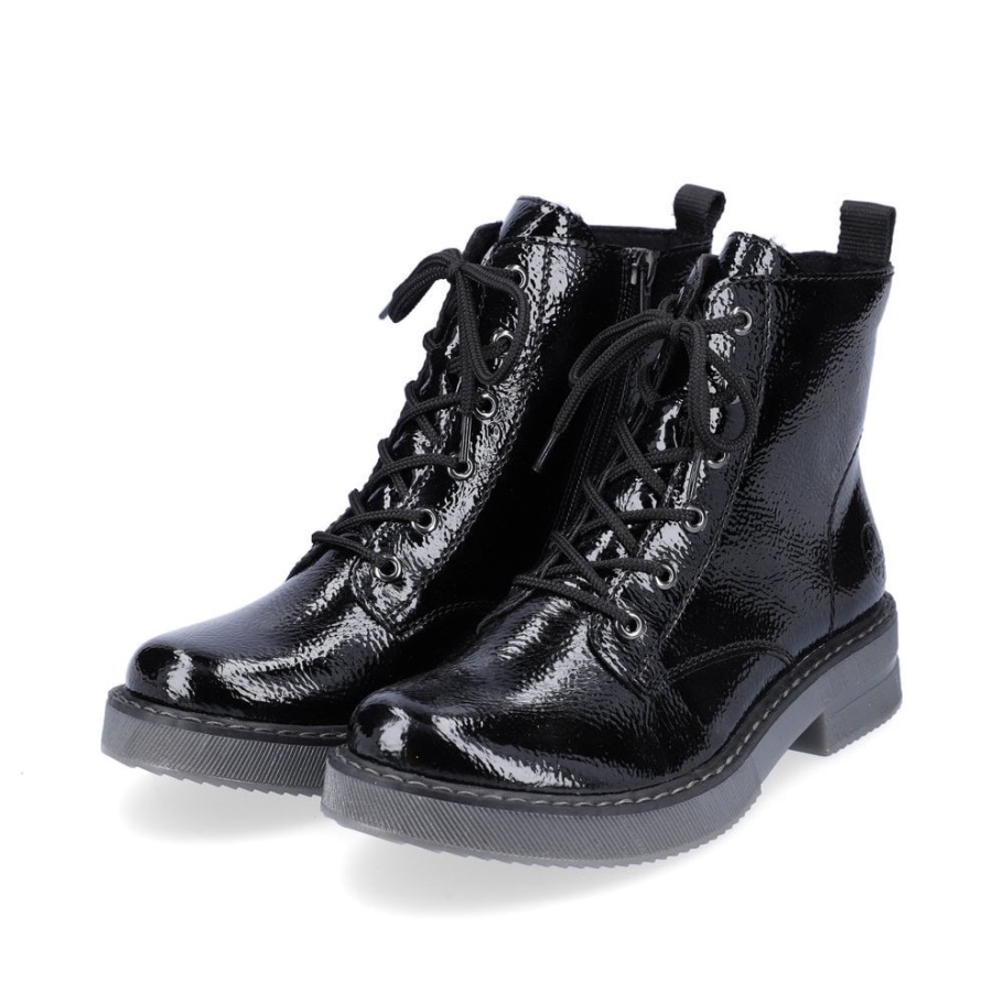 Rieker 72010 Damenstiefel Schwarz