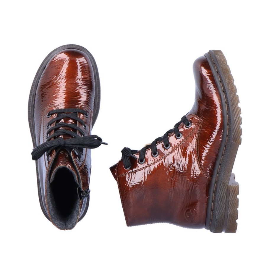 Rieker 78240 Damenstiefel Braun