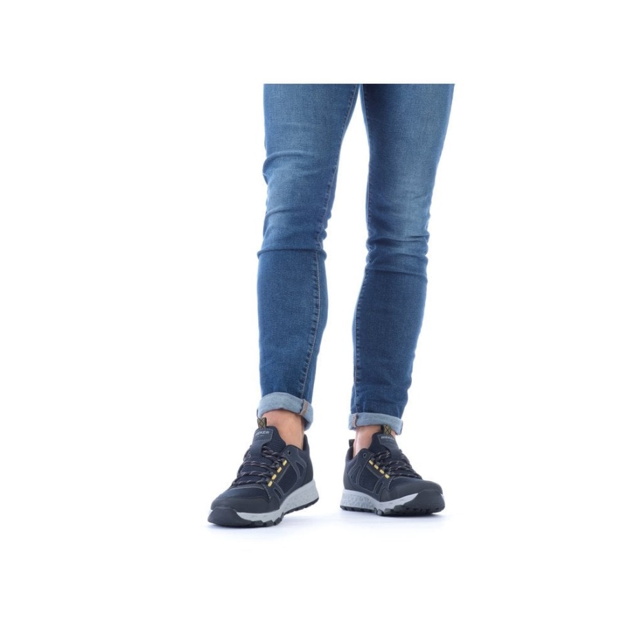Rieker B6720 Herrenschuhe Blau