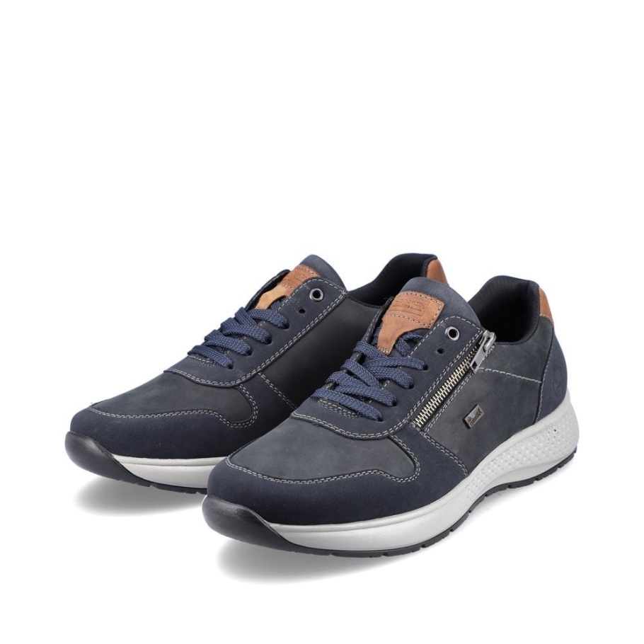 Rieker B7613 Herrenschuhe Blau