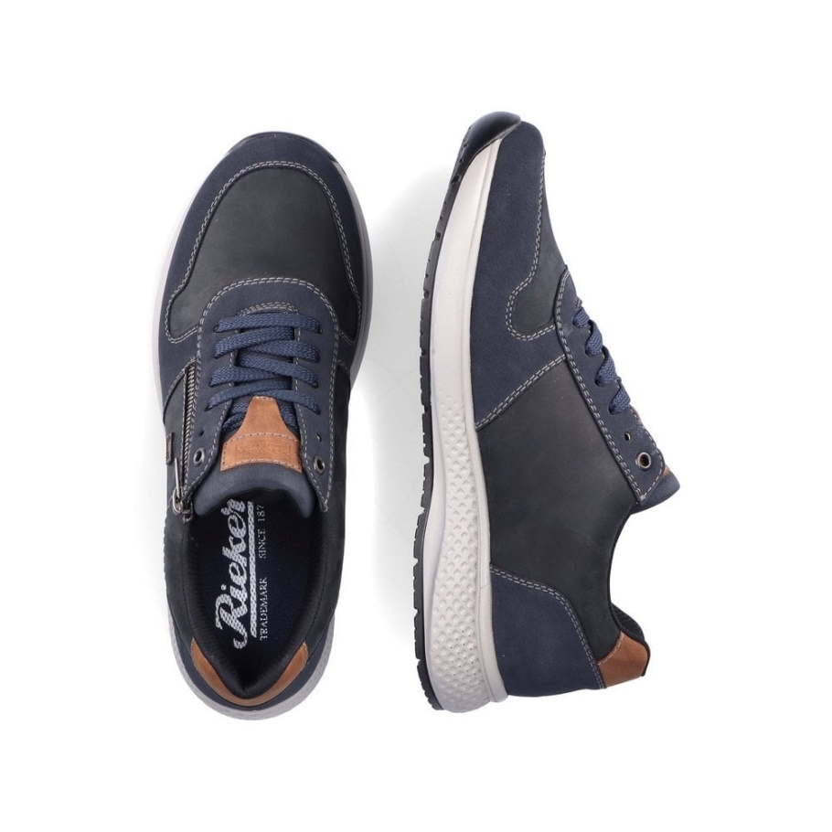 Rieker B7613 Herrenschuhe Blau