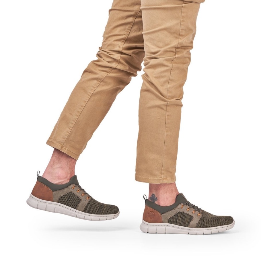Rieker B7796 Herrenschuhe Grün