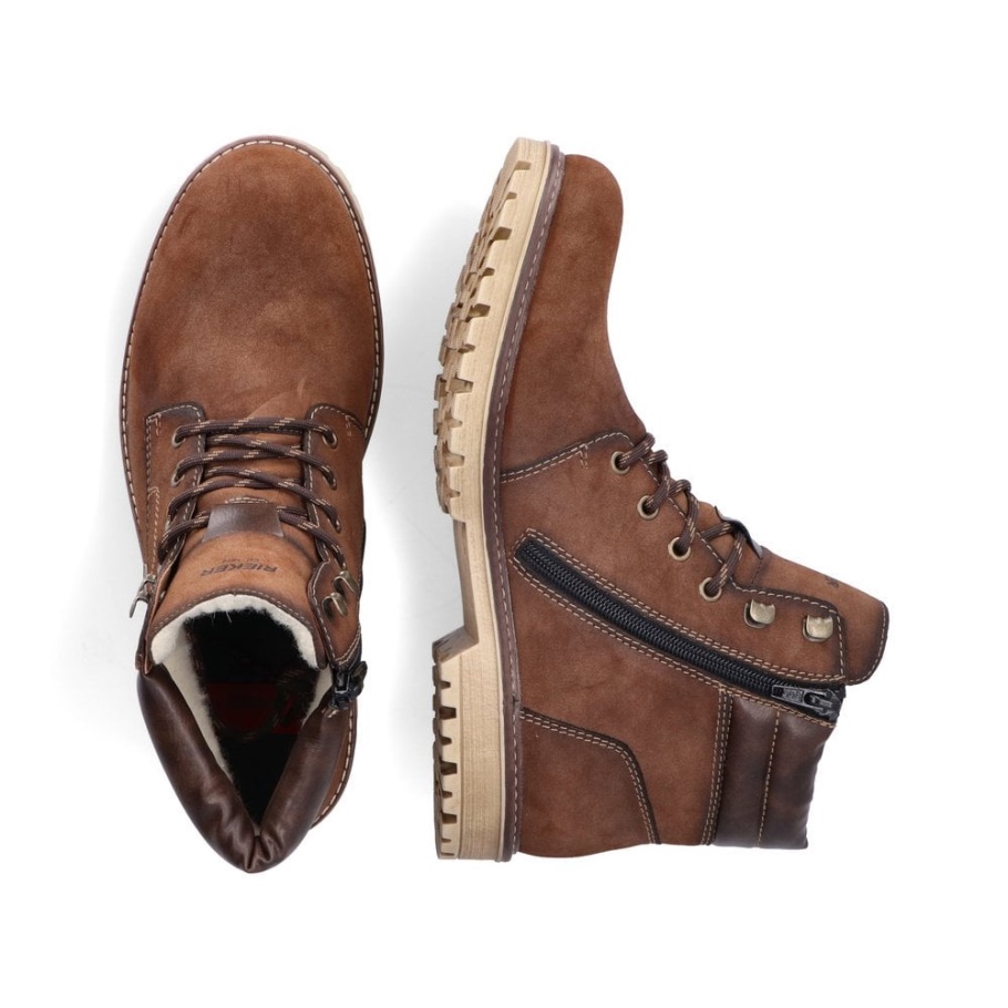 Rieker F3650 Herrenstiefel Braun