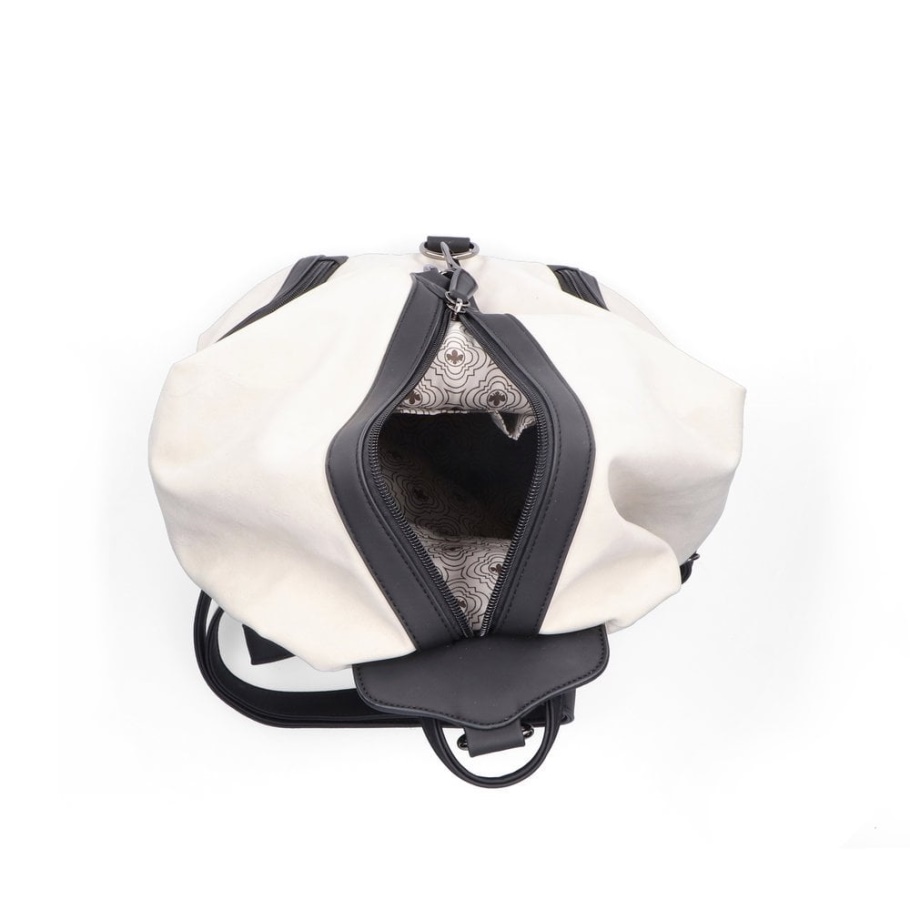 Rieker H1055-80 Damen Weiß Reißverschluss Handtasche Weiß