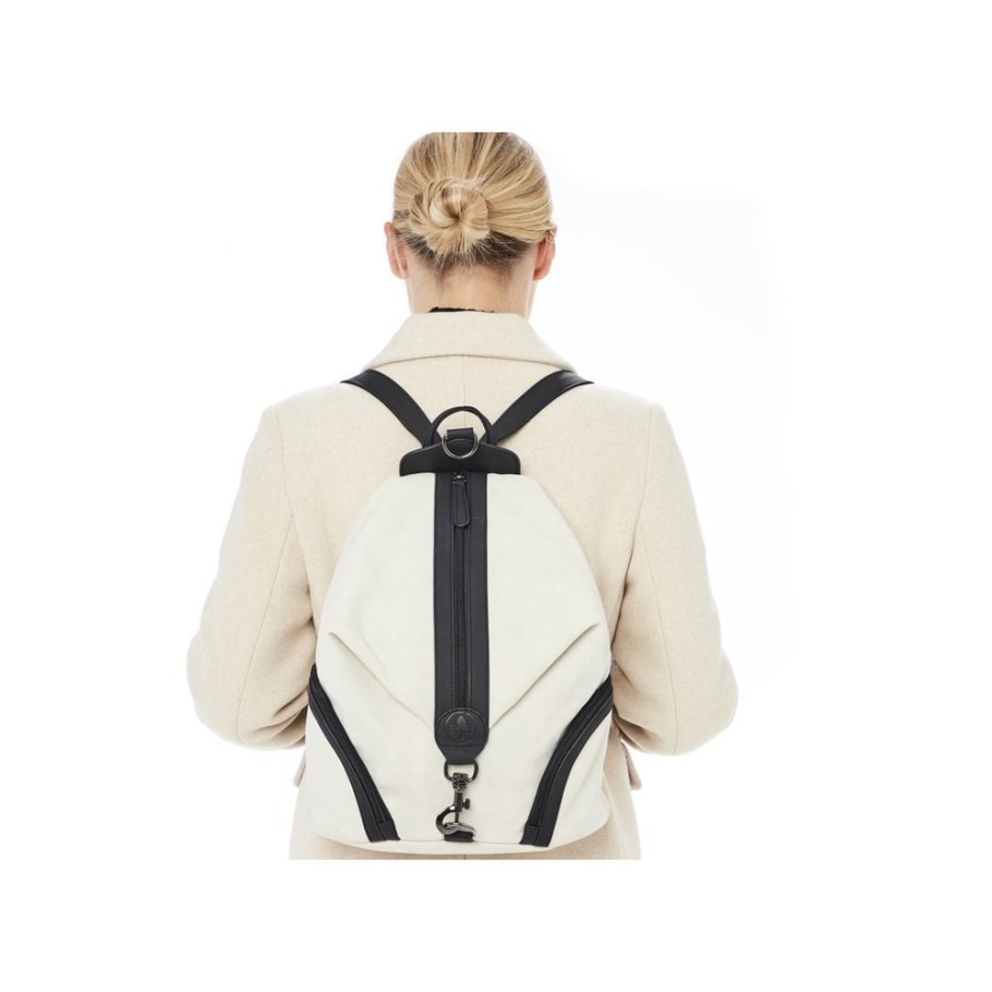 Rieker H1055-80 Damen Weiß Reißverschluss Handtasche Weiß