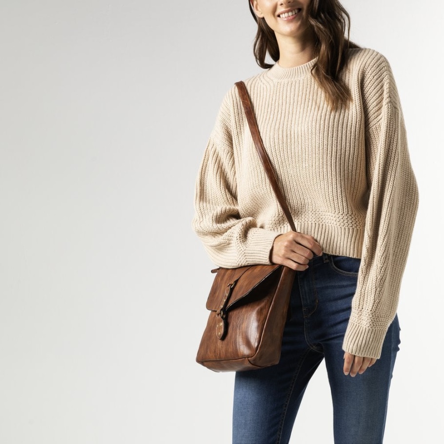 Rieker H1120-22 Damen Braun Handtasche Braun