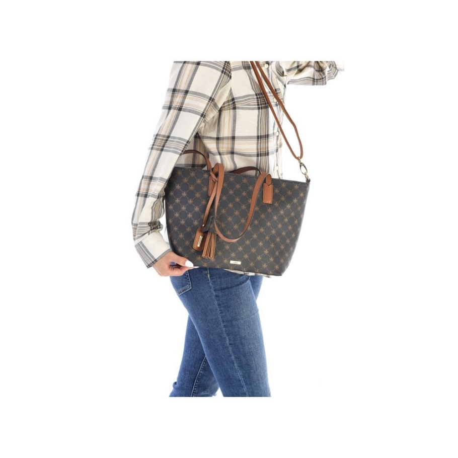 Rieker H1305-00 Damen Schwarz Reißverschlusstasche Schwarz