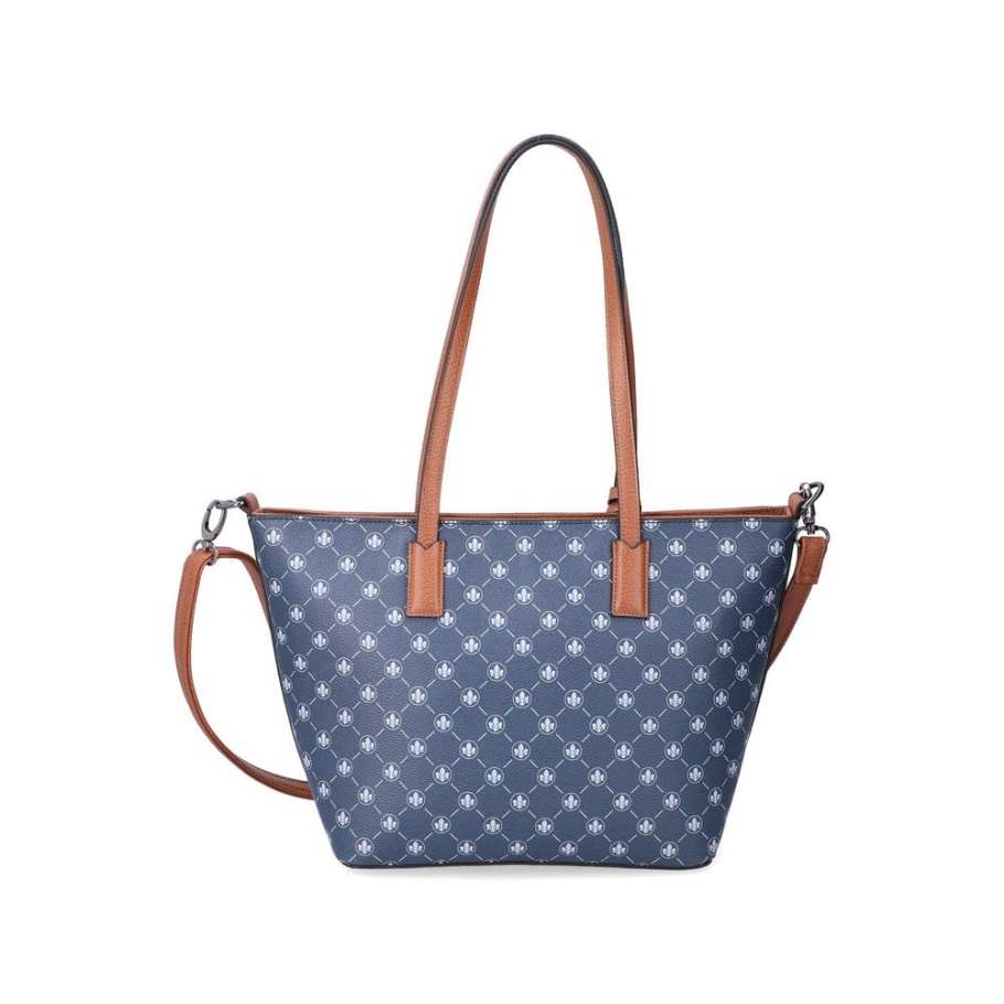 Rieker H1305-14 Damen Blau Reißverschlusstasche Blau