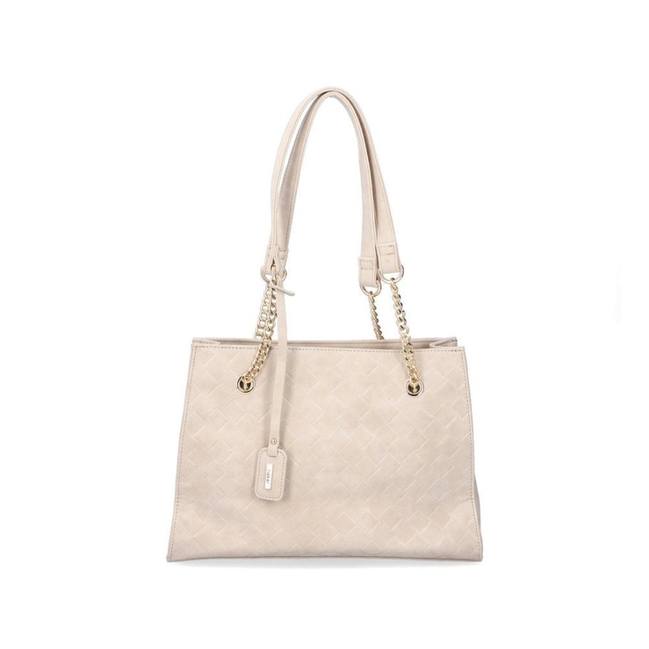 Rieker H1336-60 Damen Beige Reißverschluss Handtasche Beige