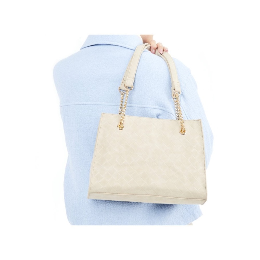 Rieker H1336-60 Damen Beige Reißverschluss Handtasche Beige