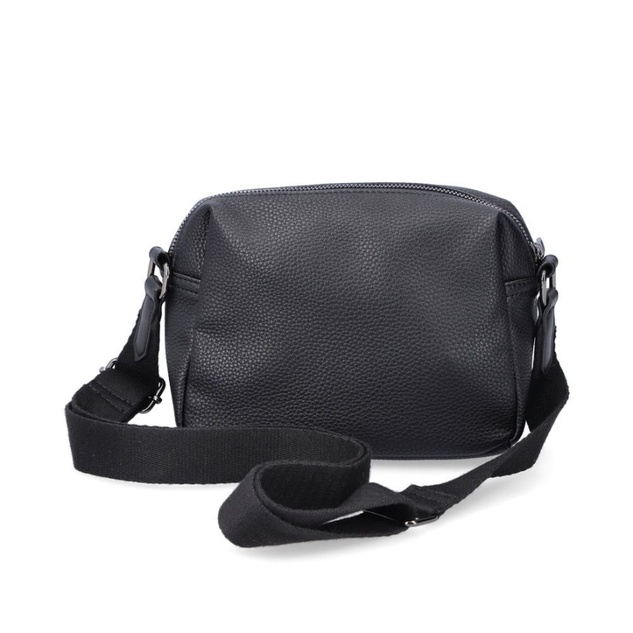 Rieker H1455-00 Damen Schwarz Reißverschluss Handtasche Schwarz