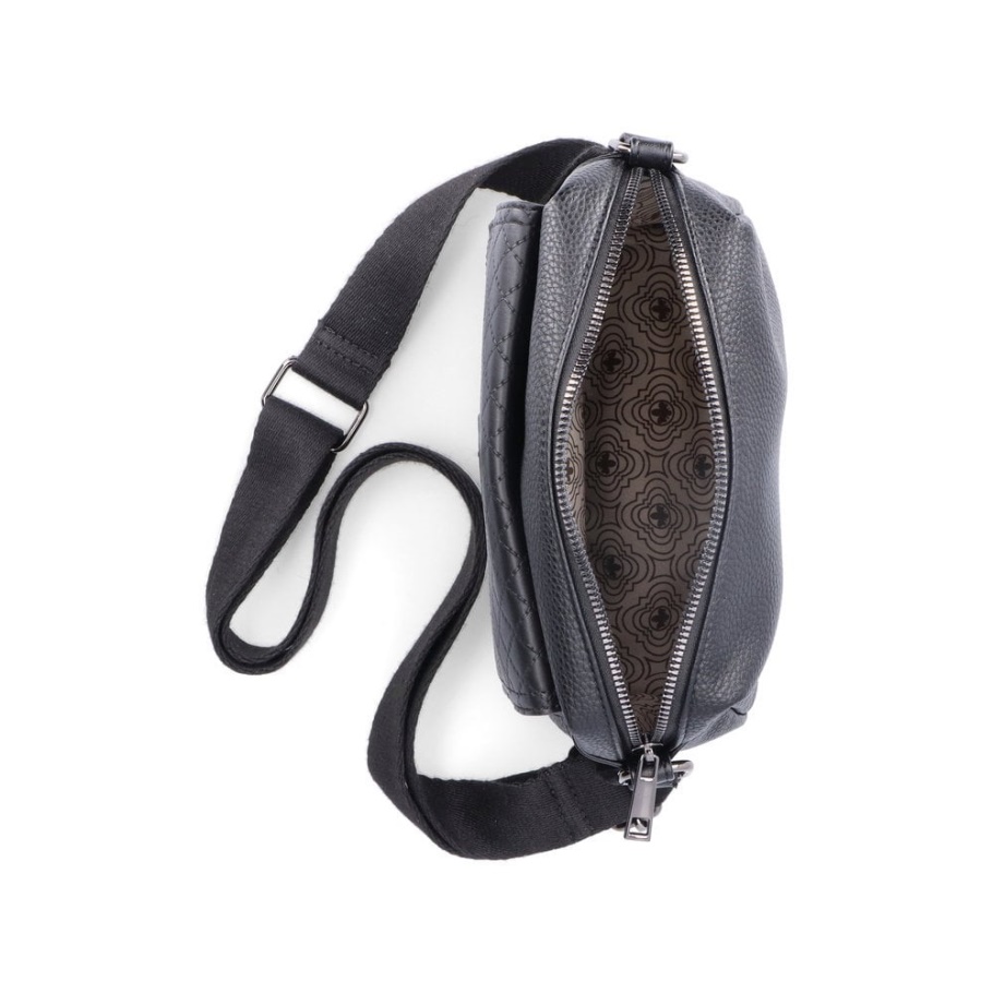 Rieker H1455-00 Damen Schwarz Reißverschluss Handtasche Schwarz