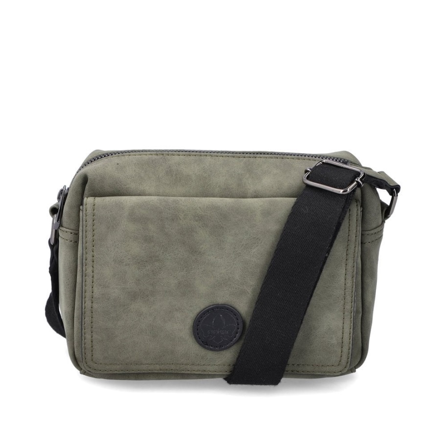 Rieker H1455-52 Damen Grün Reißverschluss Handtasche Grün