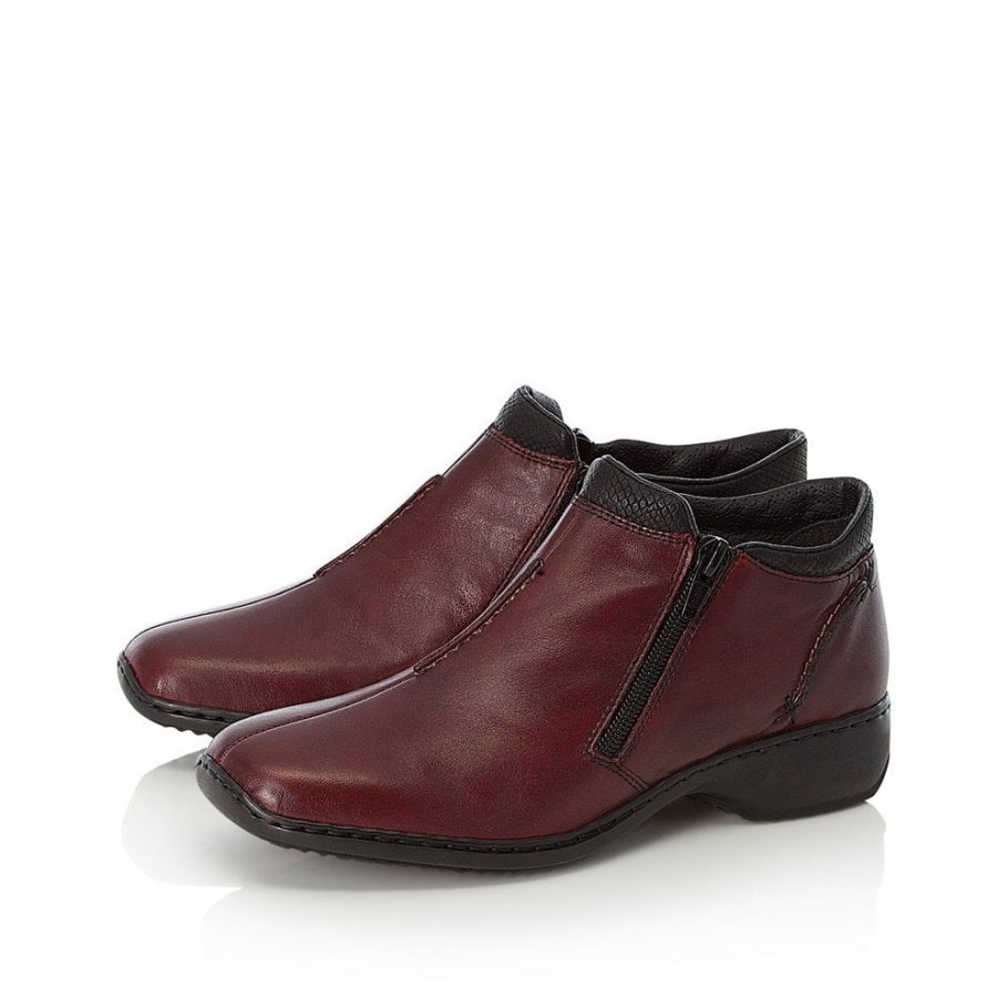 Rieker L3882 Damenstiefel Rot
