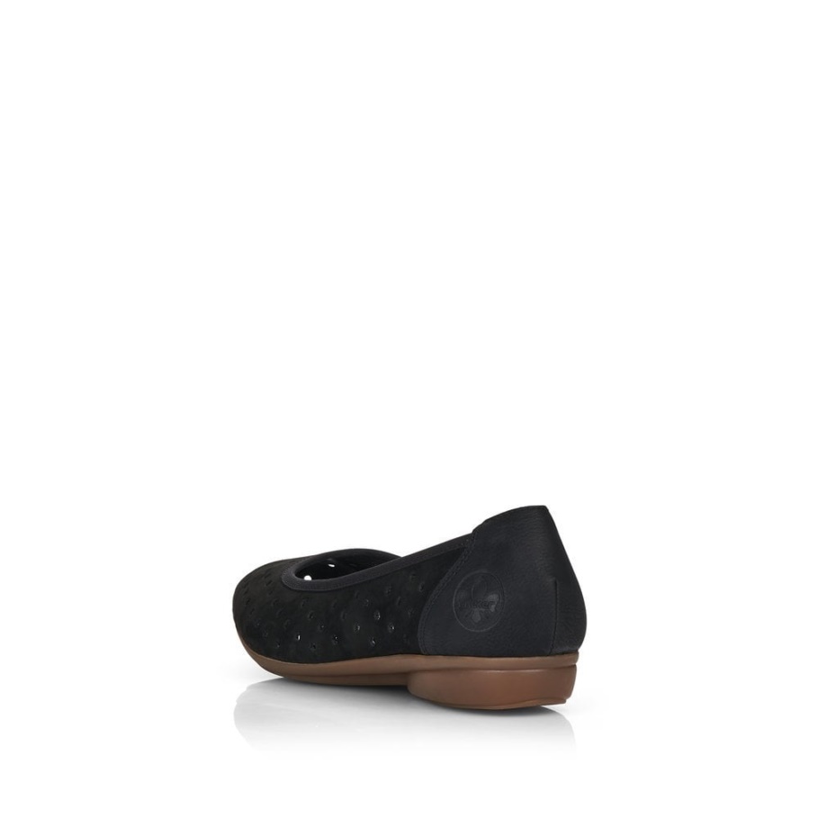 Rieker L8355 Damenschuhe Schwarz