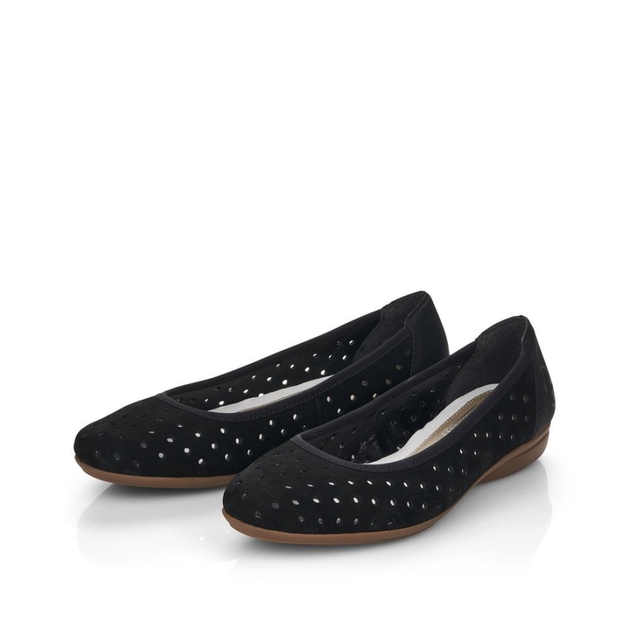 Rieker L8355 Damenschuhe Schwarz