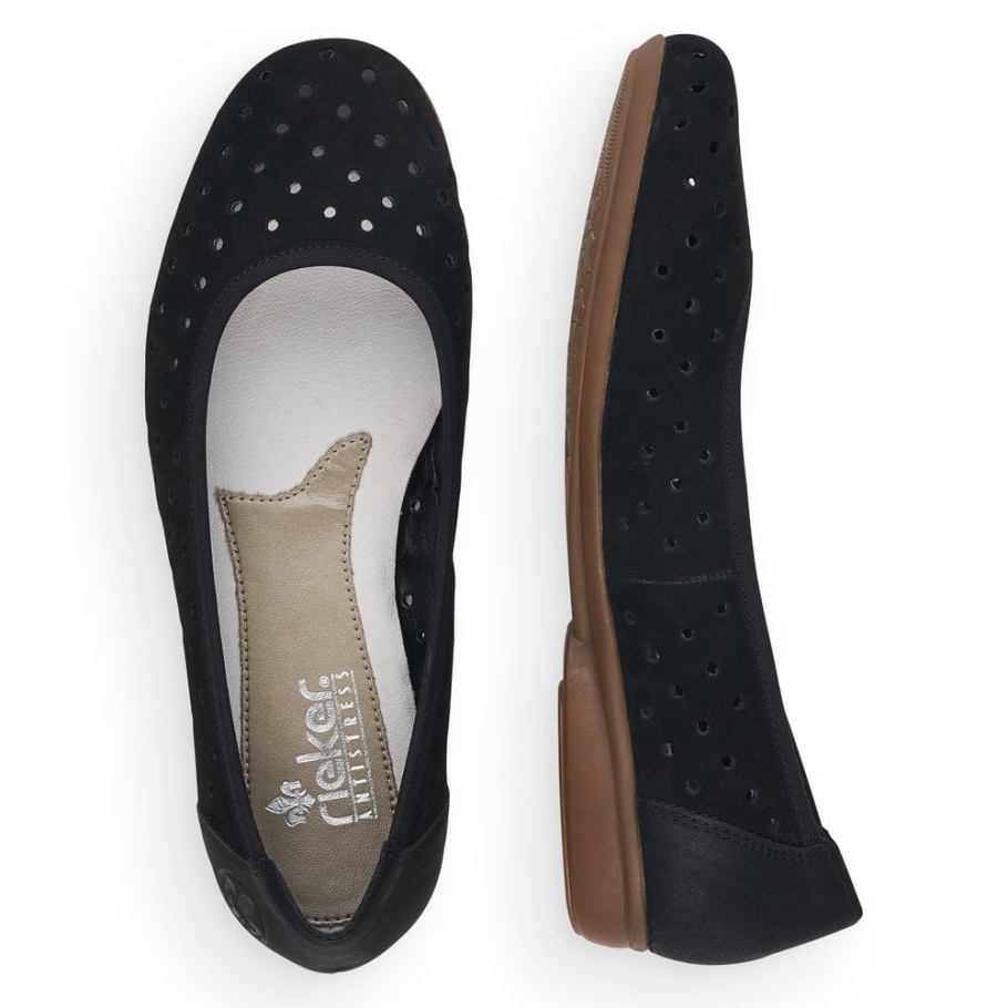 Rieker L8355 Damenschuhe Schwarz