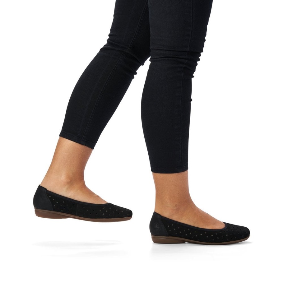 Rieker L8355 Damenschuhe Schwarz