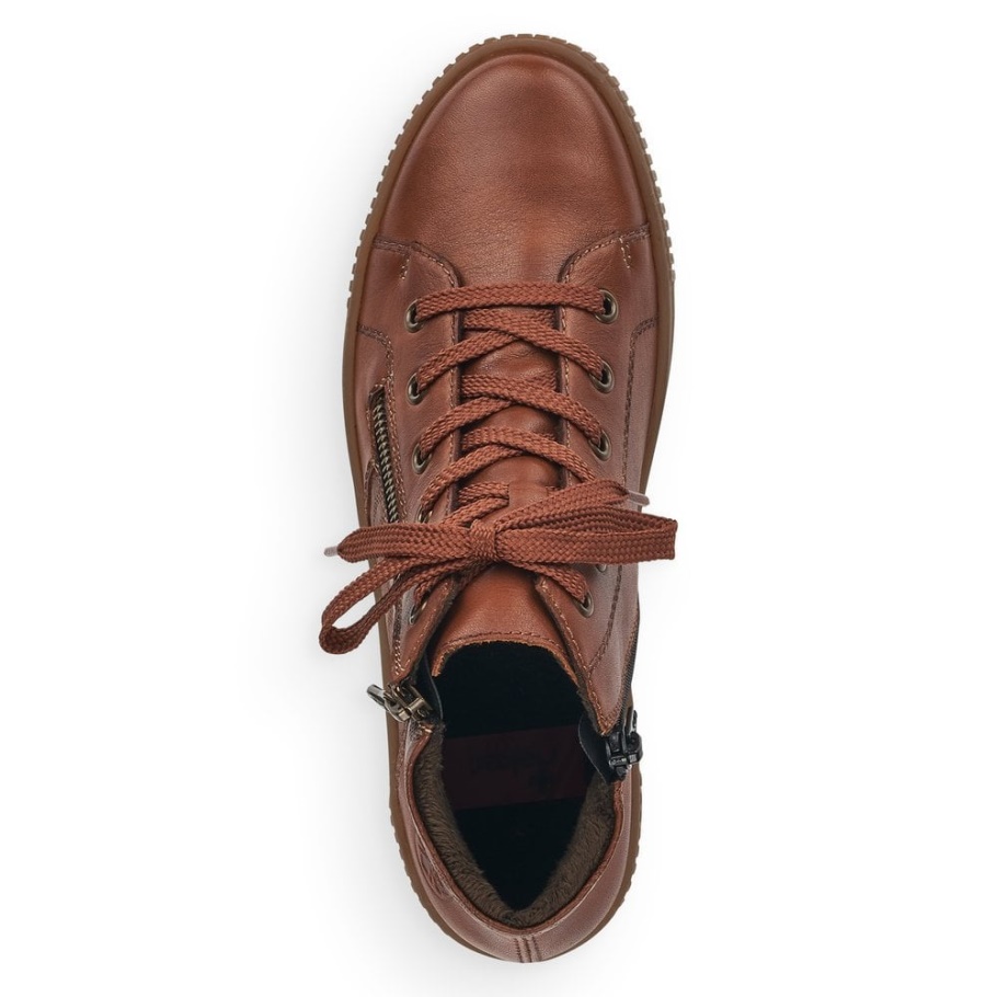 Rieker M6434 Damenstiefel Braun