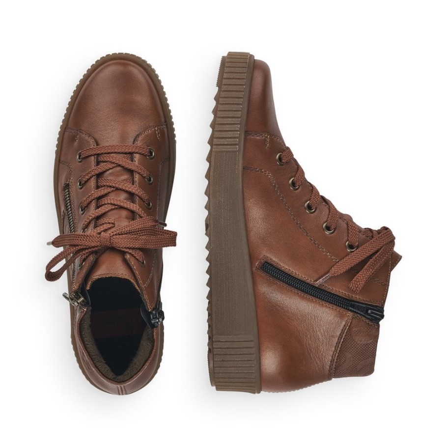 Rieker M6434 Damenstiefel Braun