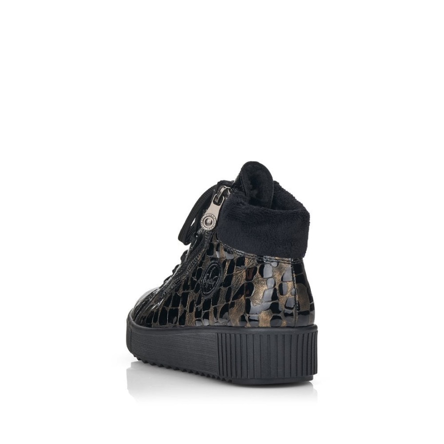 Rieker M6441 Damenstiefel Metallic