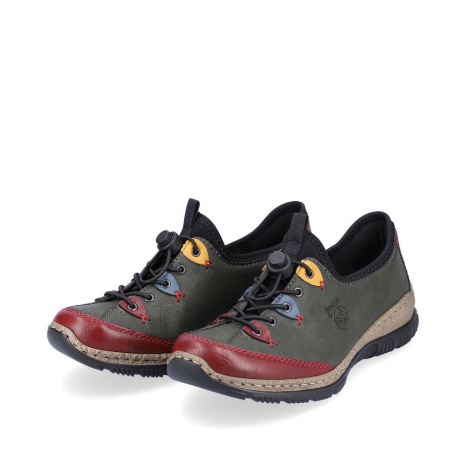 Rieker N3271 Damenschuhe Grün