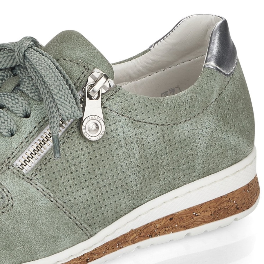 Rieker N5127 Damenschuhe Grün
