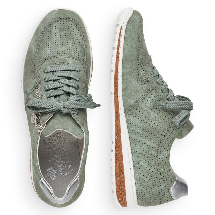 Rieker N5127 Damenschuhe Grün