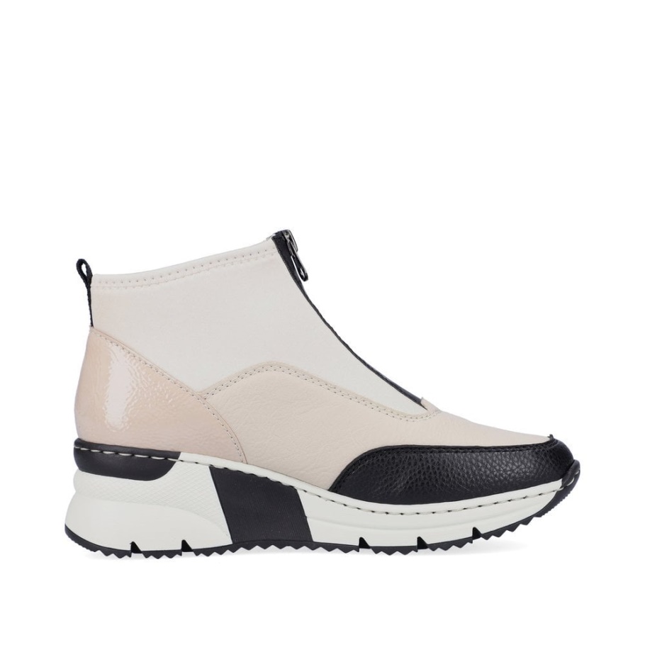 Rieker N6352 Damenstiefel Beige