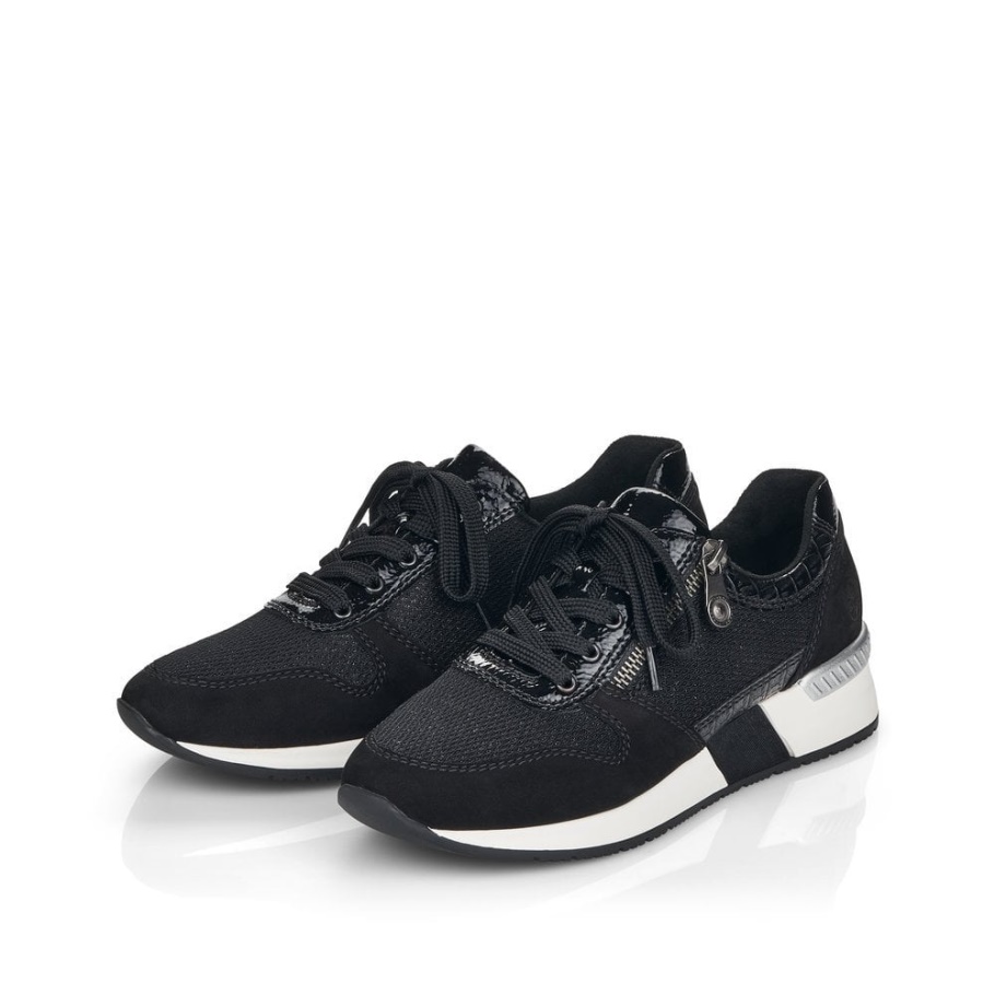 Rieker N7623 Damenschuhe Schwarz