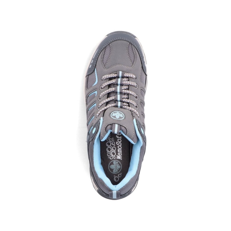 Rieker N8820 Damenschuhe Grau