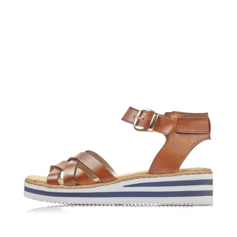 Rieker V02c6-24 Damen Sandalen