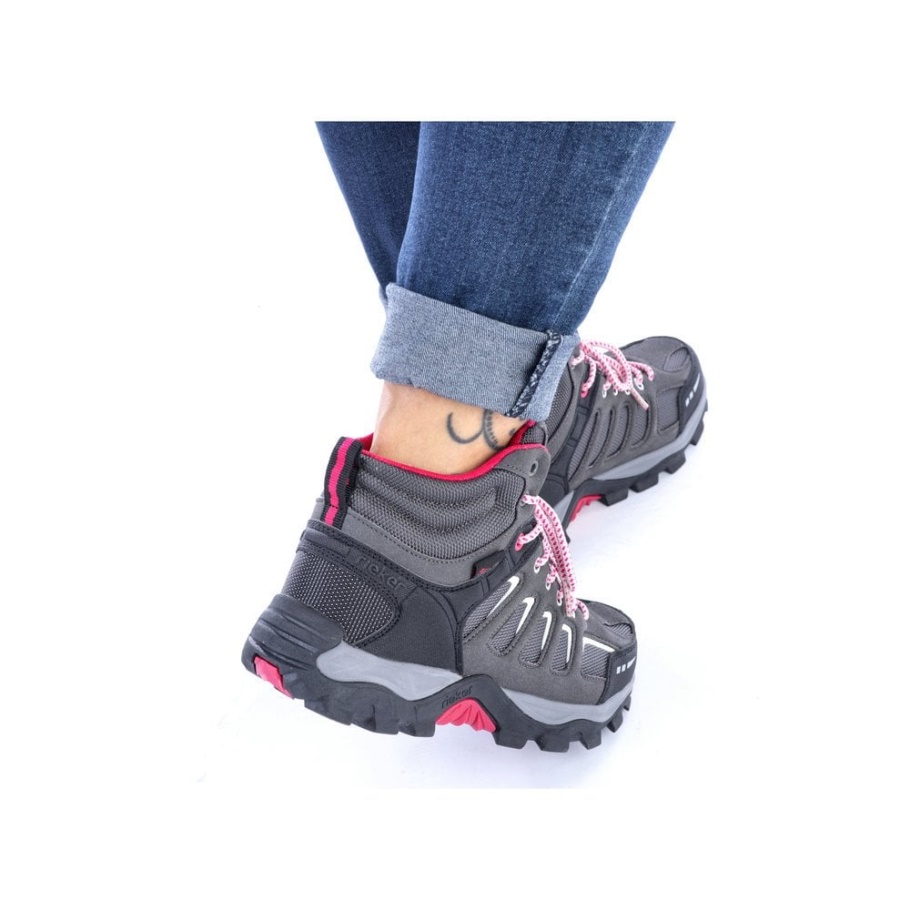 Rieker X8820 Damenstiefel Schwarz