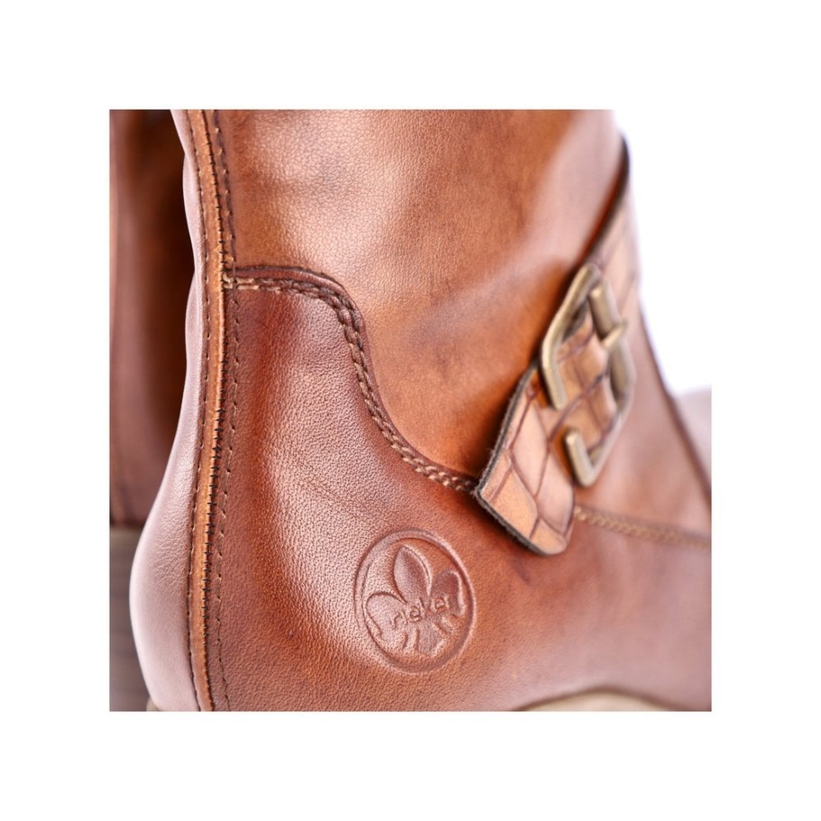 Rieker Y2090 Damen Kniestiefel Braun