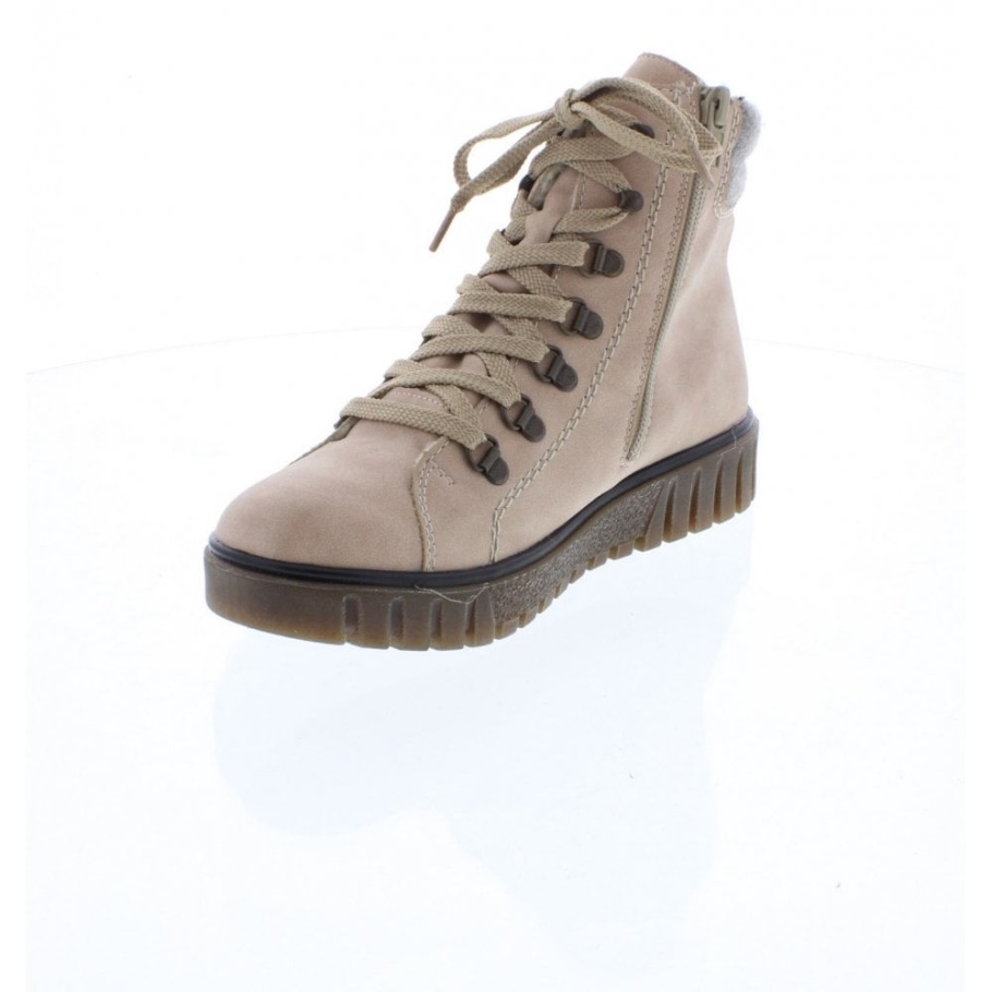Rieker Y3440 Damen Hellrosa Stiefeletten