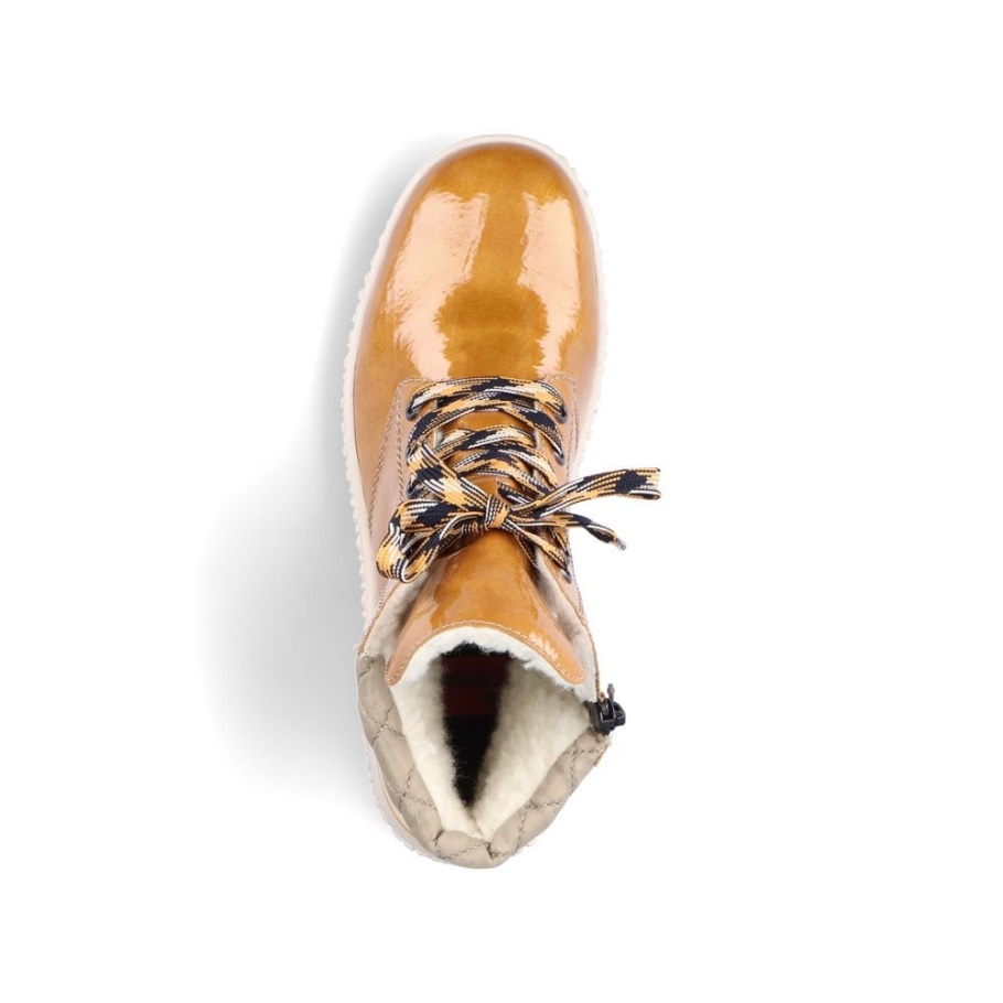 Rieker Z4206 Damenstiefel Gelb