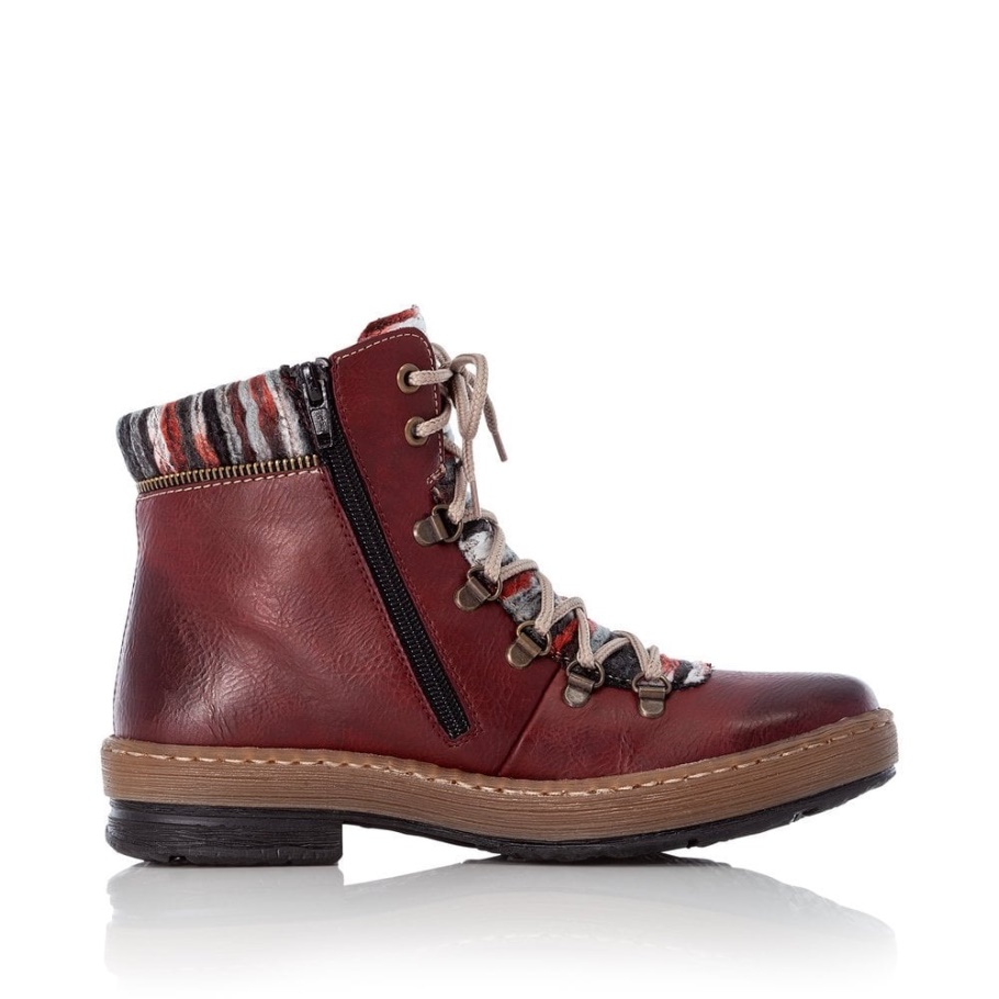 Rieker Z6741 Damenstiefel Rot