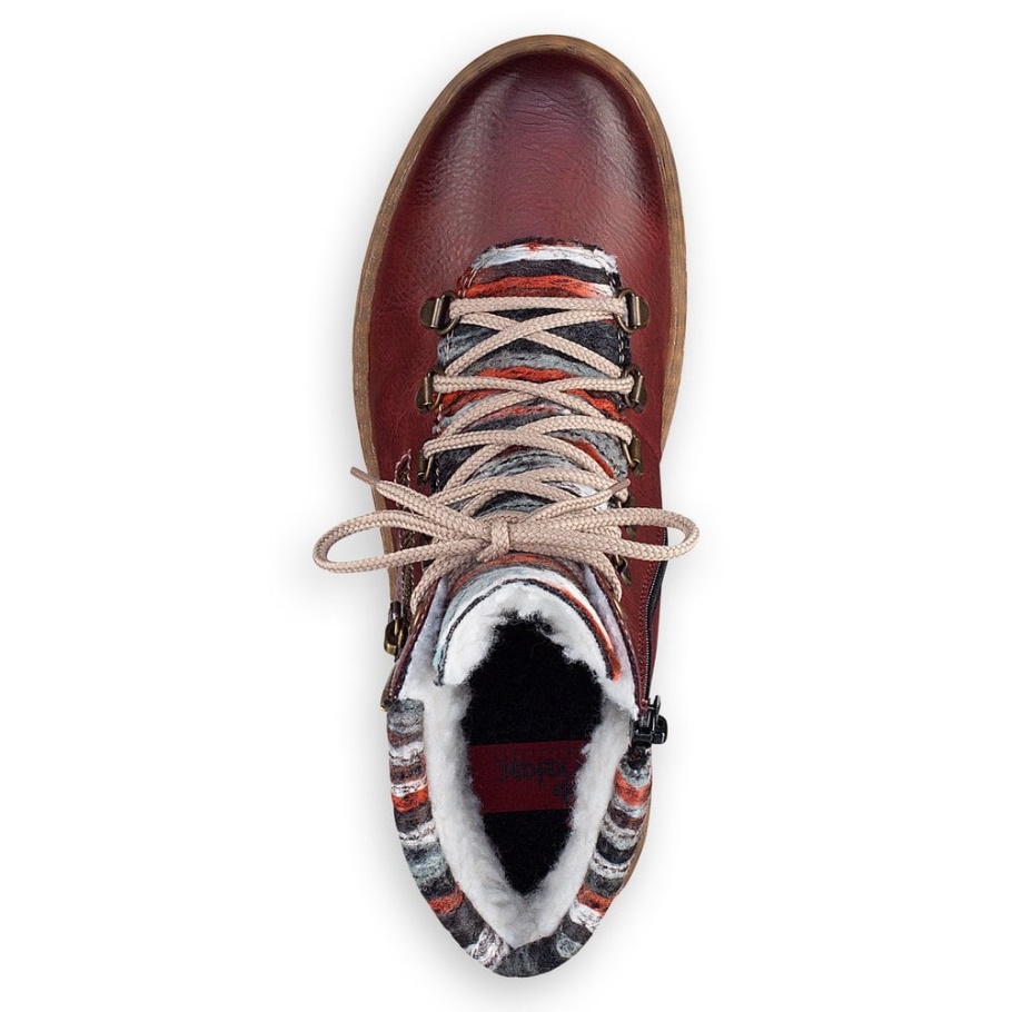 Rieker Z6741 Damenstiefel Rot