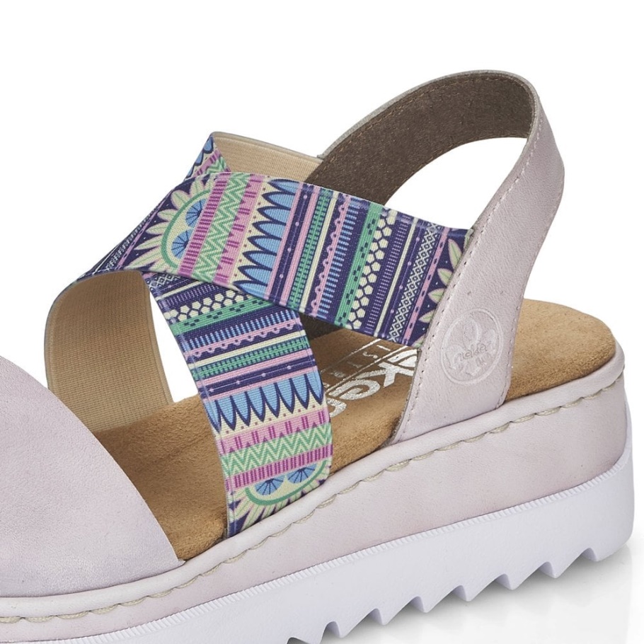 Rose Rieker V44g8 Damen Sandalen