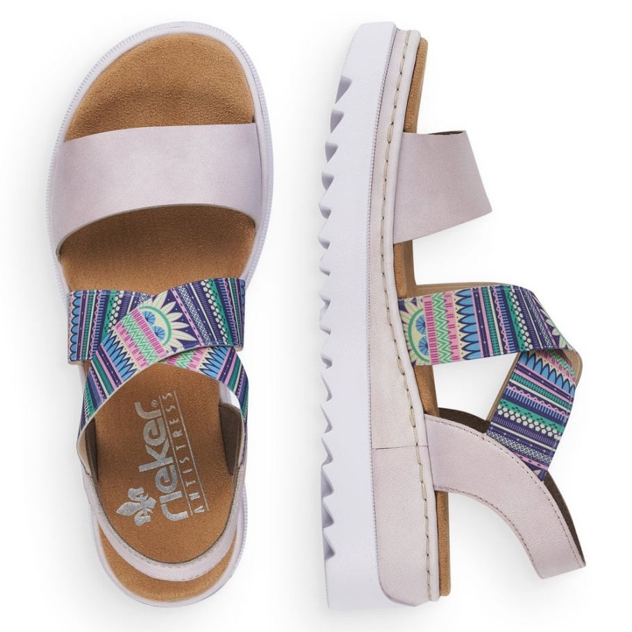 Rose Rieker V44g8 Damen Sandalen