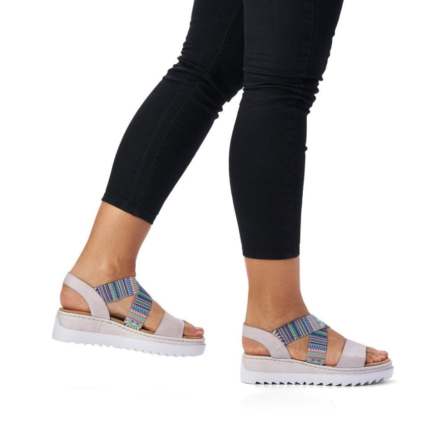 Rose Rieker V44g8 Damen Sandalen