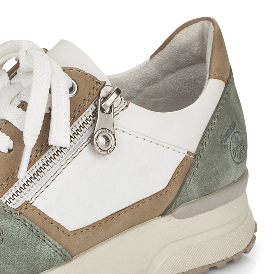 Weiß Rieker N7422 Damenschuhe