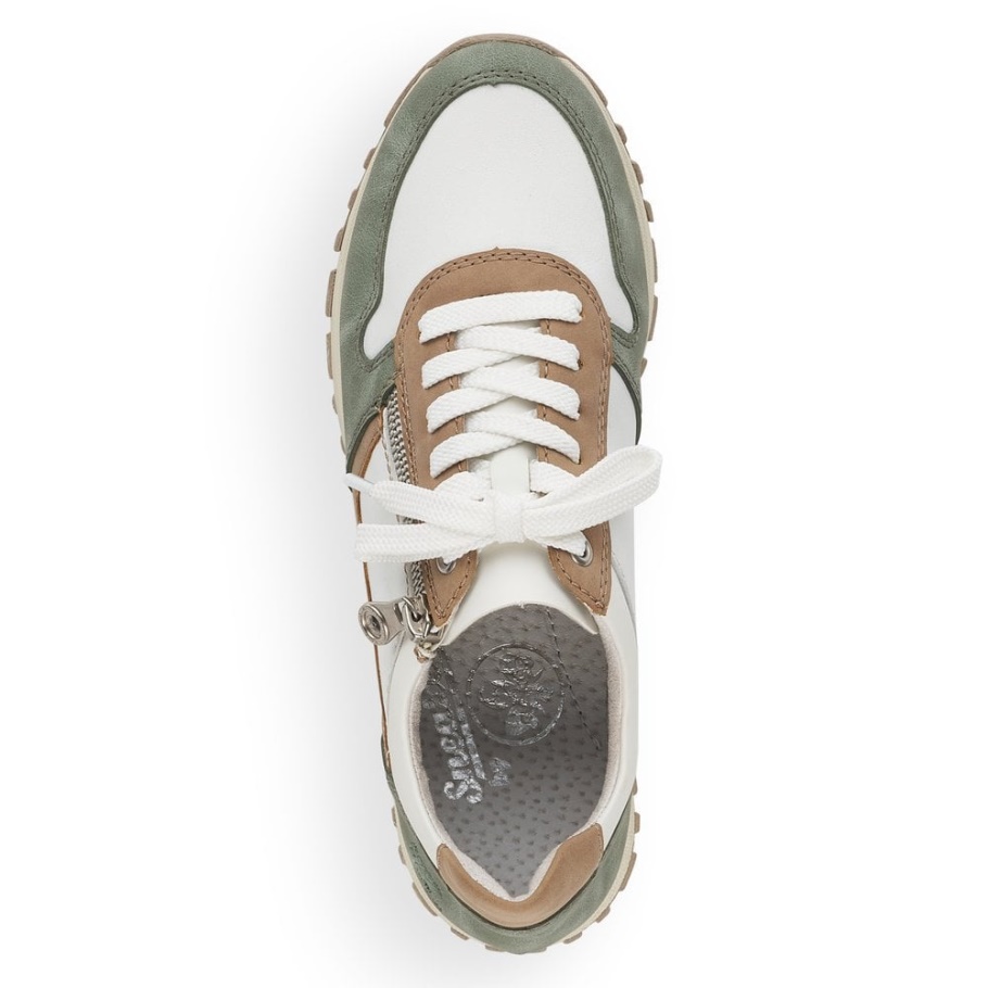 Weiß Rieker N7422 Damenschuhe