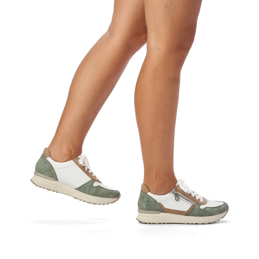 Weiß Rieker N7422 Damenschuhe