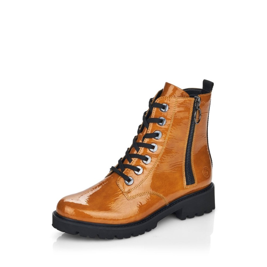 Rieker Gelb Remonte D8671 Damen Stiefel