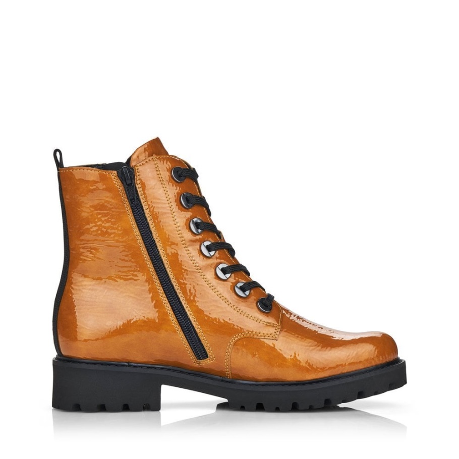 Rieker Gelb Remonte D8671 Damen Stiefel
