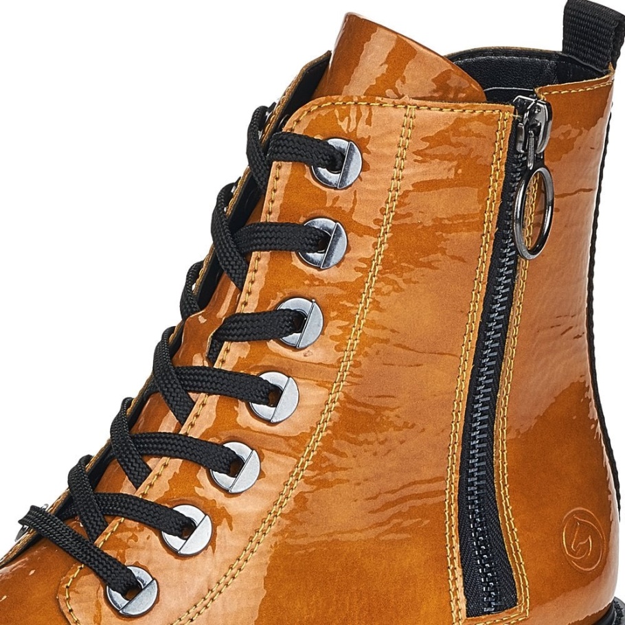 Rieker Gelb Remonte D8671 Damen Stiefel