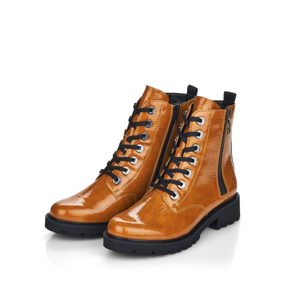 Rieker Gelb Remonte D8671 Damen Stiefel