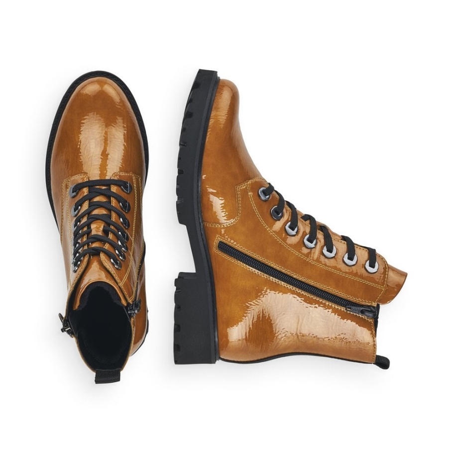 Rieker Gelb Remonte D8671 Damen Stiefel