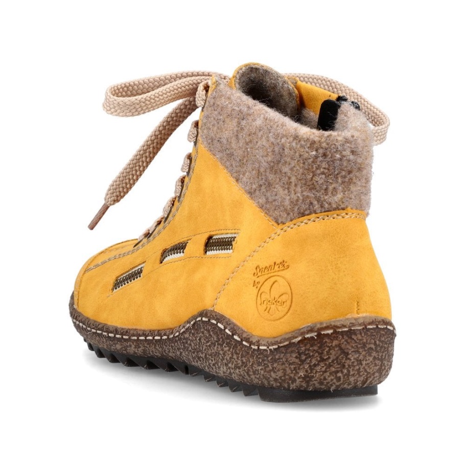 Gelbe Rieker L7543 Damen Stiefeletten